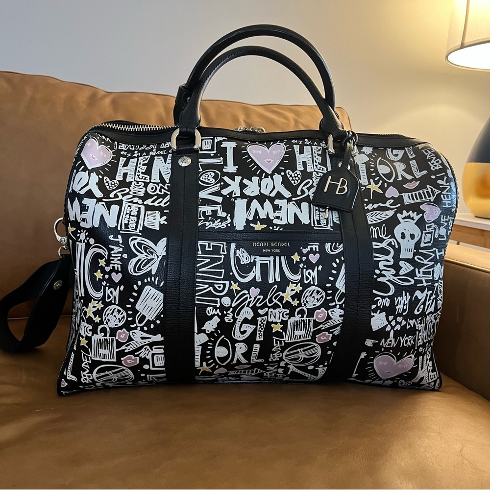 Henri Bendel Graffiti Duffel Bag